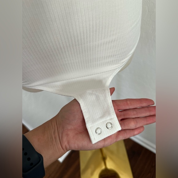 White Tank Top bodysuit by Wild Fable XS NWT - Picture 2 of 5